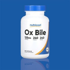 Nutricost Ox Bile 125 mg, 240
