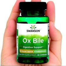2 x Swanson, Ox Bile, 90 mg