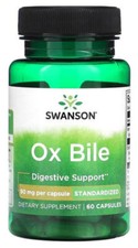 SWANSON Ox Bile, 90 mg, 60