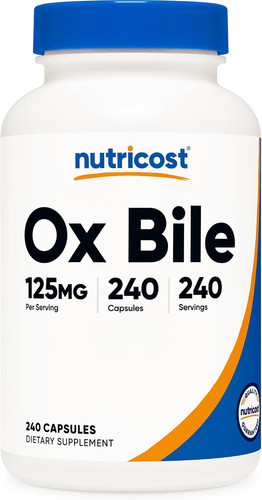 Bile capsules 125mg - ox,
