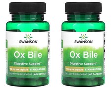 2 x Swanson, Ox Bile, 90 mg