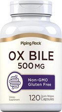 PIPING ROCK Ox Bile, 500 mg
