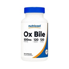 Ox Bile Capsules 500 Mg 120