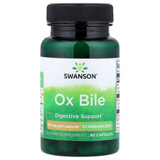 Swanson, Ox Bile, 60 Capsules