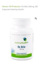 Ox Bile, 125mg, 120 Capsules -