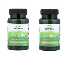 2 x SWANSON Ox Bile, 90 mg, 60