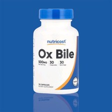 Nutricost Ox Bile 500 mg, 30