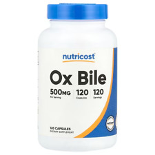Nutricost, Ox Bile, 500 mg