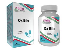 Ox Bile 125mg  120 Capsules